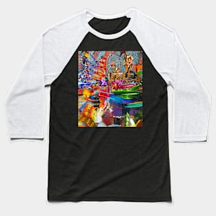 Carni Abstract Number 4 Baseball T-Shirt